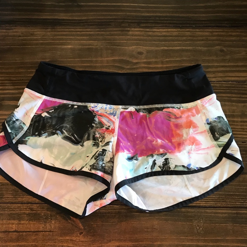 Lululemon Floral Speed Short, Size 4, gently used